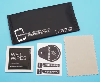 Mobile Phone and Computer Screen Protective Film Application Tool Kit - Bilingual Chinese-English Dust Removal Film Package - Dust Removal Film Tempered Glass Film Cleaning Set - 8