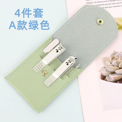 4-Piece Colorful Foldable Nail Scissors Manicure Set - 11