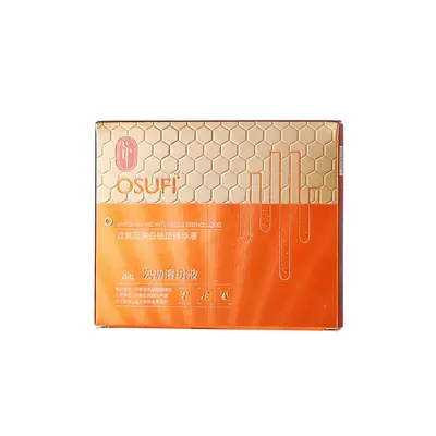 Ou Shufei Beyazlatma ve Çil Kaldırma Sıvı Niacinamide Orijinal Sıvı İkinci Darbe Beyazlatma Özü Yüz Cilt Bakım Ürünleri 2ml * 10 Paket