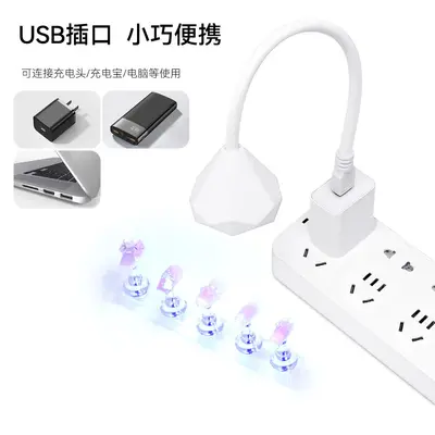 Taşınabilir USB plug-in lotus tırnak sanat fototerapi makinesi kompakt akıllı sensör oje kurutucu pişirme lambası