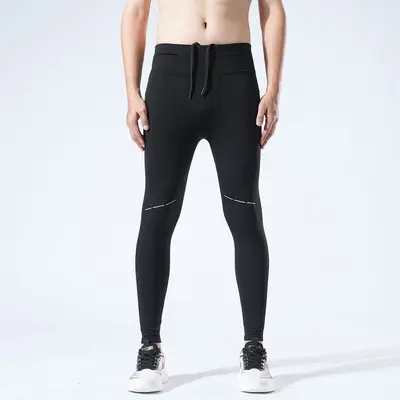 Fleece-Lined Running Compression Pants, Stretch, Breathable - 5