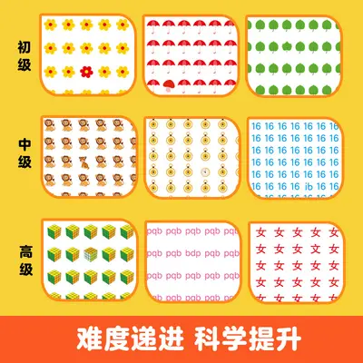 Spot the Difference Concentration Training Book for Children Aged 3-6 - 3