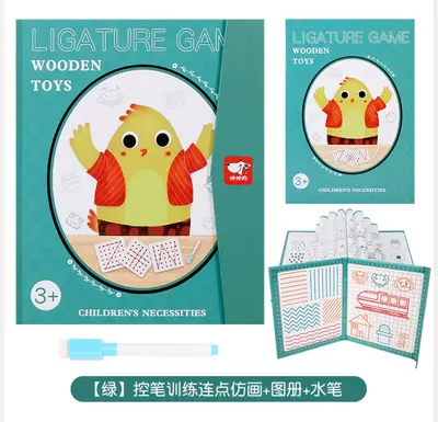 Magnetic Letter Recognition Book with Book Clip, Children's Educational Toy - 13
