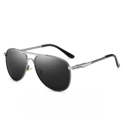Men's Polarized Pilot Sunglasses, UV Protection, Driving and Fishing, Model 8722 - 10