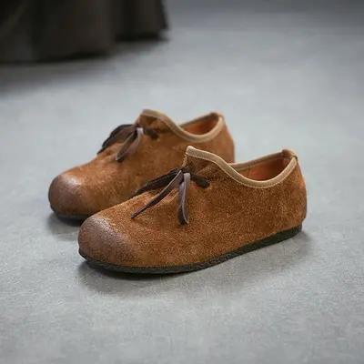 Women's Lightweight Loafers, Top-Grain Cowhide Leather - 9