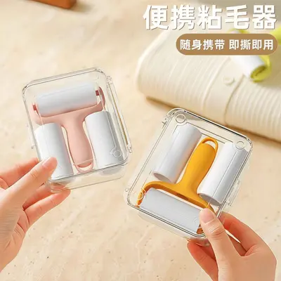 New Portable Roller Lint Remover Fabric Fluff Picker Hair Remover Clothing Depiller Portable Pocket Lint Roller Wholesale - 4