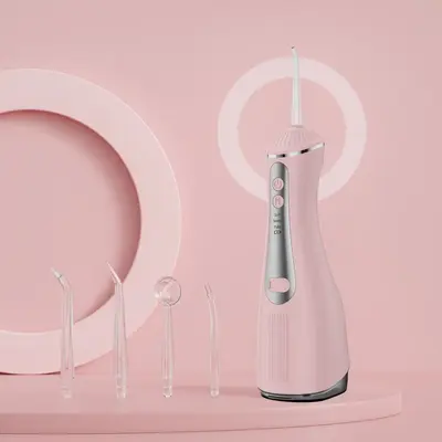 跨境电动冲牙器便携式洗牙机洁牙冲洗器洗牙器去牙结石牙线美牙仪 - 9