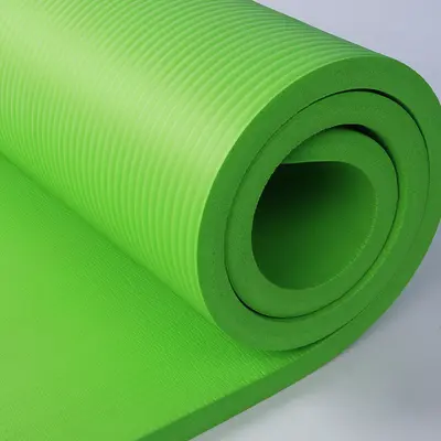 NBR Yoga Mat, Thickened and Extra Long Non-Slip Fitness Mat for Beginners - 4