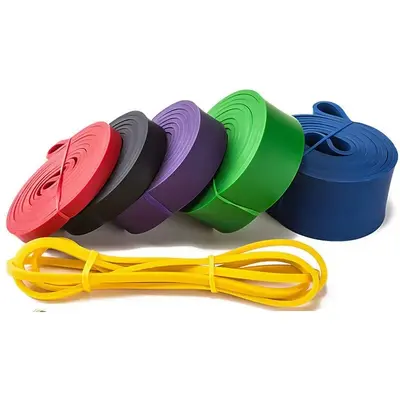 TPE kalınlaştırılmış yoga bandı, pilates kalça kaldırma