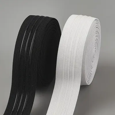 2-4 cm dalgalı silikon kaymaz elastik bant, kayak ve bisiklet giysisi için - 4