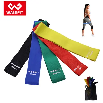 Crochet Yoga Resistance Band Set, Glute Loop, Printed Fitness Band