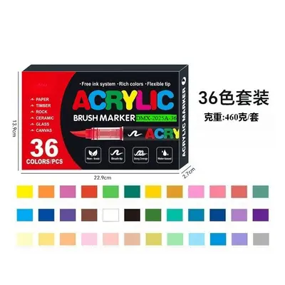 Acryl-Marker mit weicher Spitze und deckenden Farben für Kinder und Kunststudenten - 9