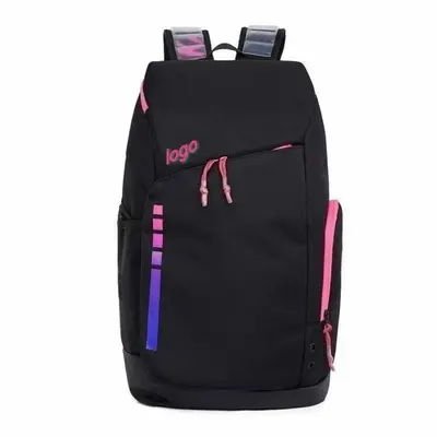 Elite Basketball Rucksack mit Luftpolster, Doppel-Schulterriemen, Luftkissen-Rucksack, Lastverteilung, großes Fassungsvermögen, Schülerrucksack, Reise-, Pendel- und Bergsteiger-Rucksack - 8