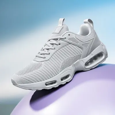 Men's Air Cushion Running Shoes, Cushioned and Breathable