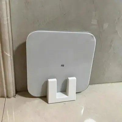 3D Xiaomi Personenwaage mit Aufbewahrung, doppeltem Ständer, bohrloch-frei, freistehend, Badezimmer-Körperfettwaage, Standgestell, Haushalt, platzsparend - 5
