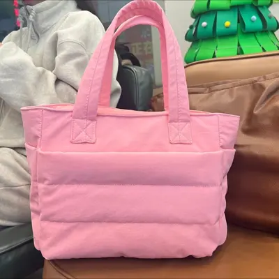 Large Capacity Polyester Women's Messenger Bag and Shoulder Bag - 7
