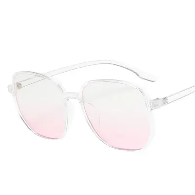 2026 Blush Glasses, Black Large Frame Women's Sunglasses - 6