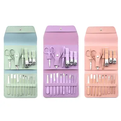 Nagelscheren-Set 16-teilig Heim-Nagelscheren Nagelscheren-Set komplettes Maniküre- und Pediküre-Werkzeugset