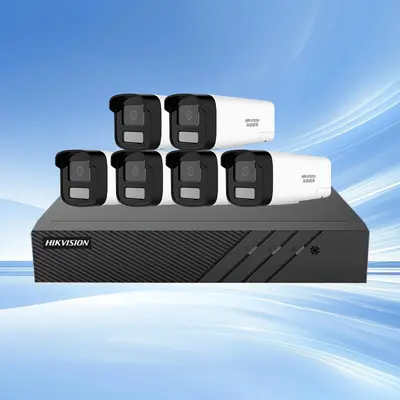 Hikvision-Sicherheitskamera-System 4MP, Vollfarbe, Mikrofon, Mobilüberwachung - 11