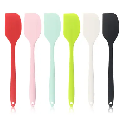 Hazır entegre silikon büyük kazıyıcı pişirme kazıyıcı kek spatulası krema kazıyıcı pişirme aracı