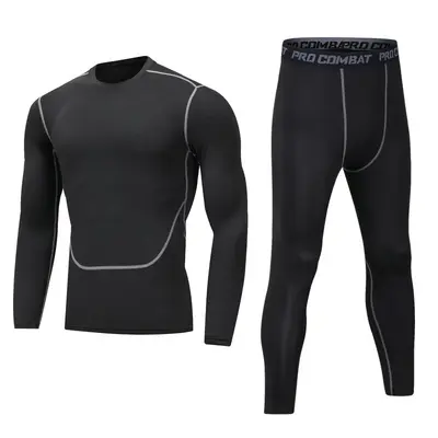 Men's Fitness Set, Compression Fit, Quick-Dry, Fleece-Lined - 8