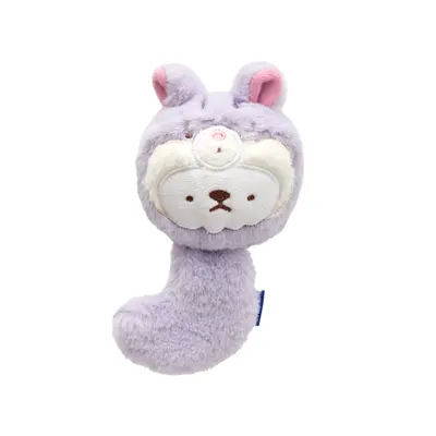 Plush Tail Squeaky Spiky Dog Ball, Bite-Resistant - 7