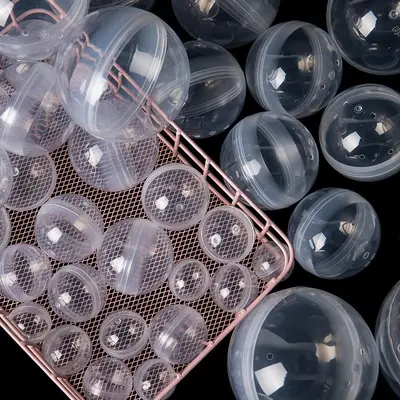 Transparent Gacha Capsule Shell for Capsule Toy Machines