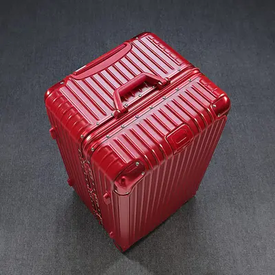 Heavy-Duty Aluminum Frame Trolley Luggage with Swivel Wheels Large Capacity Travel Suitcase International Check-in Luggage Tool Case 32 Inch - 10