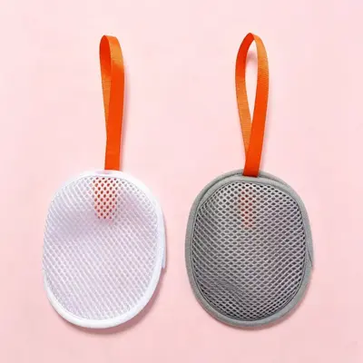 Foaming Net for Face Cleanser, Soap Mesh Bag, Soap Saver - 13