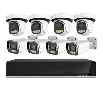 5MP POE Bullet and Dome Camera System 4K