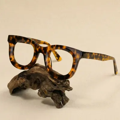 Acetate Sheet Eyeglass Frame, Thick Sheet, European and American Style - 9