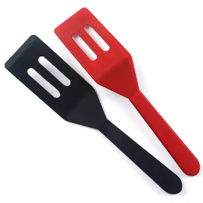 Silikon brownie kurabiye spatula küçük kızartma spatula sızıntı spatula biftek omlet spatula pişirme aracı mutfak aletleri