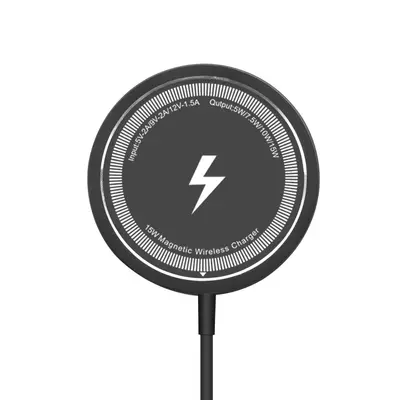 MagSafe manyetik kablosuz hızlı şarj cihazı süper ince mini masaüstü telefon 15W hızlı şarj standı