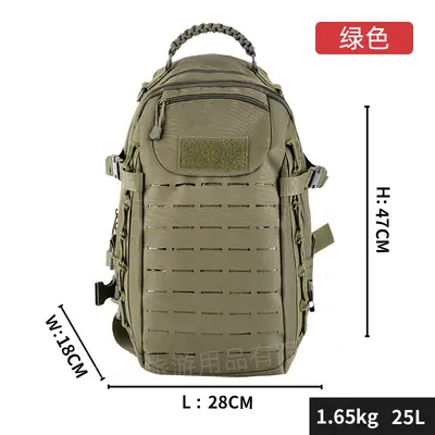 Climbing backpack, military camouflage, training - 9