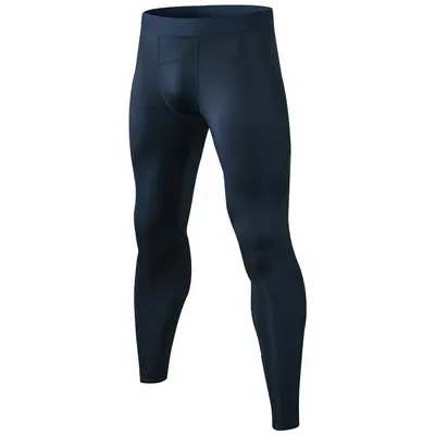 Men's Compression Fitness Long Pants, Quick-Dry, Breathable, Stretch - 10