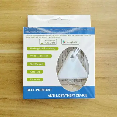 Üçgen Bluetooth anti-kayıp takip cihazı, anahtar ve çanta için - 8