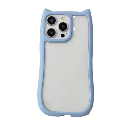 Apple 15, iPhone 14 Pro, 13 Pro ve 12 için uygun, şeffaf, kedi kulaklı, kişiselleştirilmiş, yaratıcı ve niş telefon kılıfı - 4