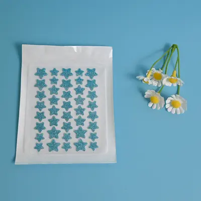 Stern-Akne-Patches 40er Glanz Hydrokolloid Eiter absorbierend - 12