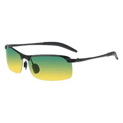 Neue Herren-Polarisierte Sonnenbrille mit Farbwechsel, Angelsonnenbrille, polarisierte Brille für Tag- und Nachtfahrten - 5