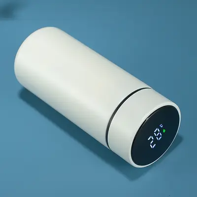 Akıllı 316 Paslanmaz Çelik Termos Bardak, Mini Su Bardağı, Unisex - 9