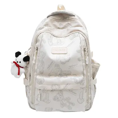 2024 New Large Capacity Stylish Backpack Daily Versatile Men and Women Backpack High School Student Campus Student Bag - 8