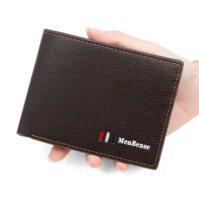 Men's Short Wallet with Multiple Card Slots and Large Capacity, Business and Casual - 3