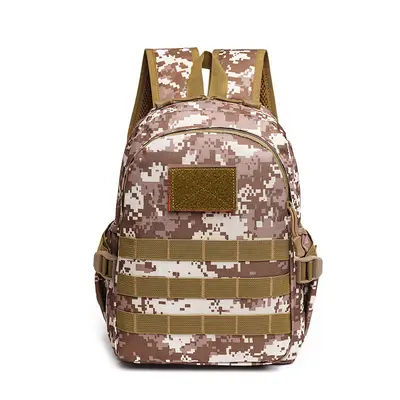 Kinderrucksack mit Tarnmuster, erweiterbar - 12