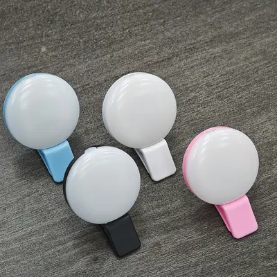 Mini Q dolgu ışığı selfie cep telefonu dolgu ışığı LOGO LED flaşlı canlı yayın güzellik dolgu ışığı ile tasarlanabilir