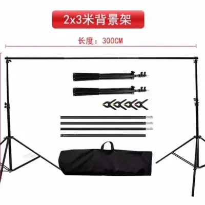 Live photo background stand retractable clothing photography metal stand portrait door type background fabric stand shooting accessories