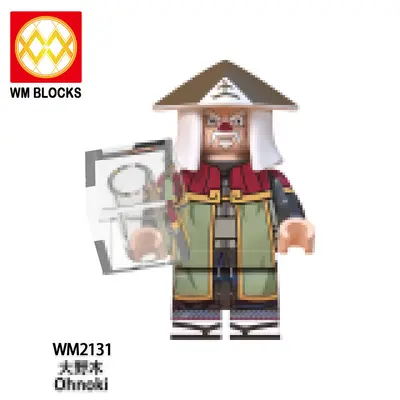 WM6111 Anime Series Building Blocks, 8 Mini Figures, Children's Educational