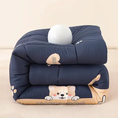 Water-Washed Cotton Quilt Spring Autumn Thick Warm Quilt Core Student Dormitory Single Double Cotton Quilt - 11