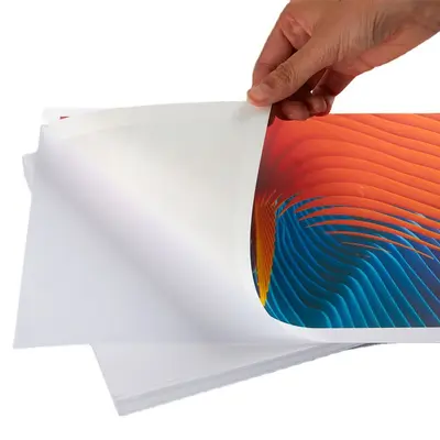Amazon mürekkep püskürtmeli sentetik kağıt mat su geçirmez kendinden yapışkanlı etiket çıkartması özel A4 baskı kağıdı isim etiketi baskısı