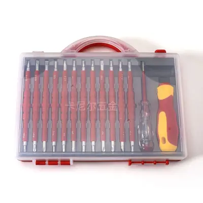 10-in-1 insulated screwdriver set, interchangeable bits - 9