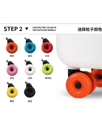 Customizable Trolley Luggage, Durable with Silent Spinner Wheels - 6